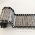 Placas de cadena de acero galvanizado de alta calidad para el transportador de chips